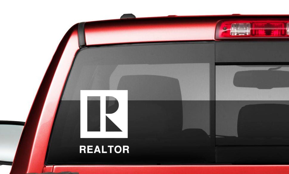 REALTOR Car Decal Vinyl Car Decals Vinyl Car by HotTopicDecals