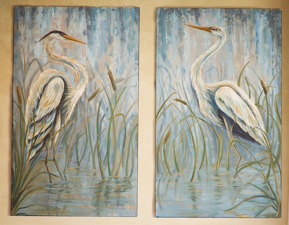 Egret Painting