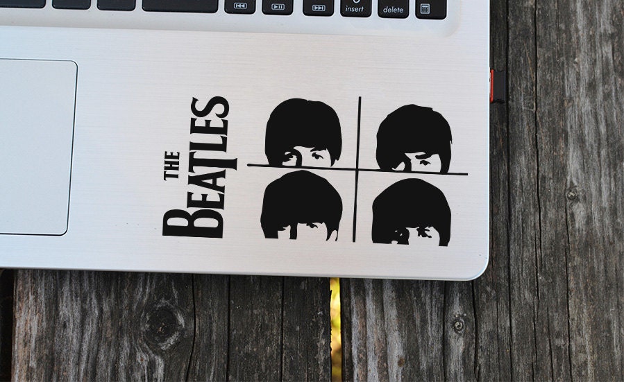 The Beatles decal Beatles heads decal English Rock Music