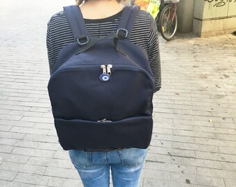 navy blue diaper bag backpack