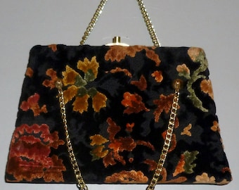 Vintage 1950's / 1960's Dover USA Chenille Kelly Bag