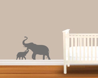Items similar to Elephant Decals. Family of 3 elephants Wall Decals on Etsy