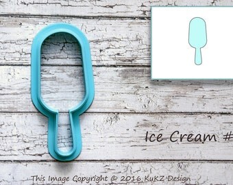 Cookie cutter Ice cream / Ice cream cookie cutter / Summer cookie cutter / Cookie cutter / Cookie cutters / fondant cutter