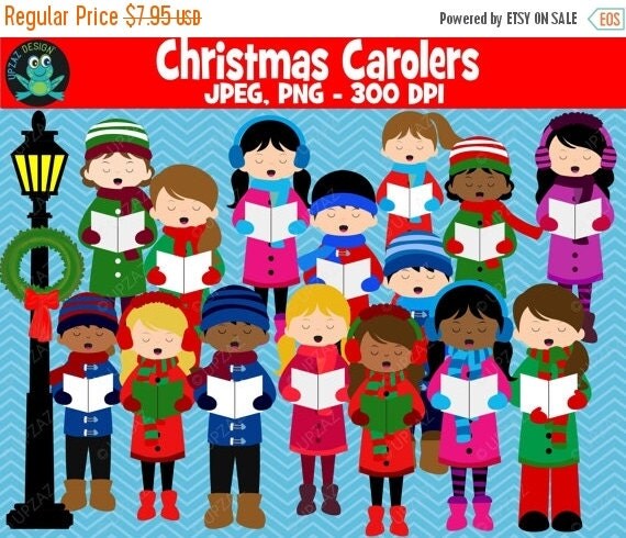 75 off sale christmas carolers clipart commercial use by 75 off sale christmas carolers clipart commercial use by