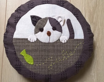 cat sleeping pillow