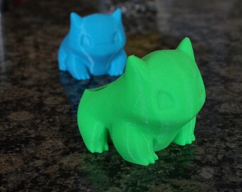 Bulbasaur Planter, Bulbasaur Pokemon Planter , Pokemon , 3D printed, Cute, Best Christmas Gift, Monster, Geekery, Stocking Stuffer