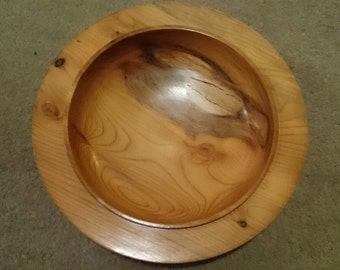 Hand turned English Yew bowl