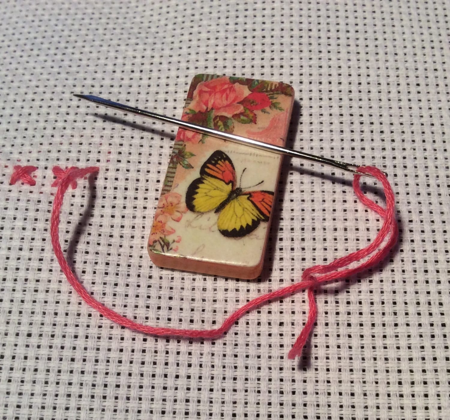 Needle Minder crossstitch Cross Stitch by DaintyDotsDecoupage