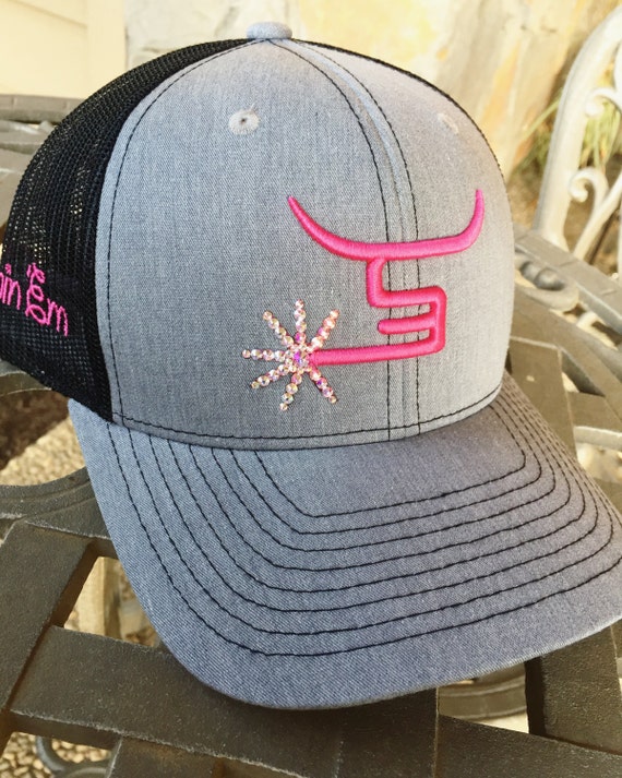 Spin-Em Hat Crystallized with Swarovski by AlikajadeDesigns