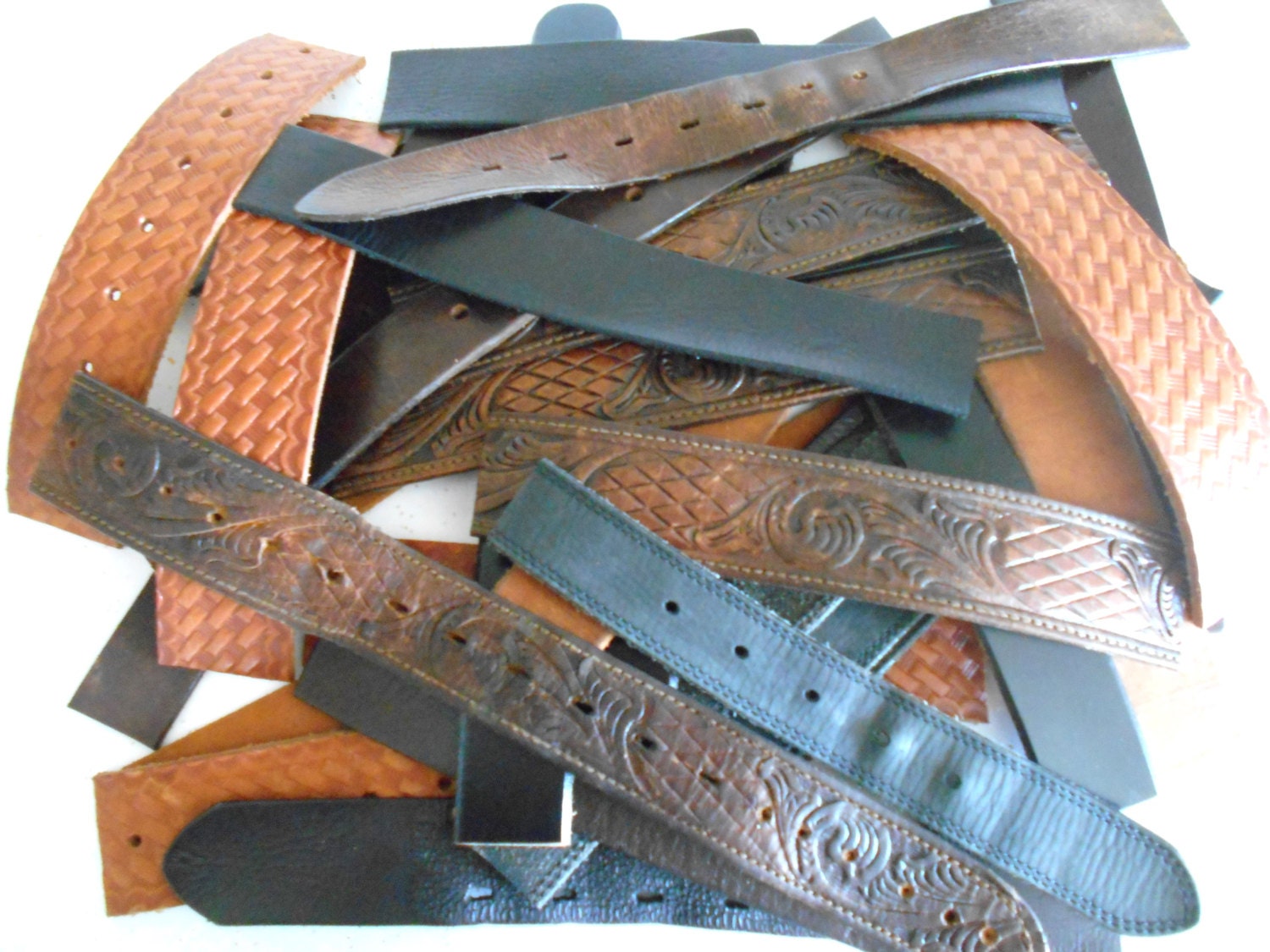 Lot 30 Pack Leather Belt Blanks Cuffs Jewelry Bracelet