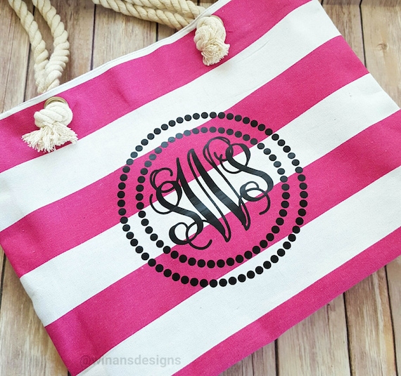 Monogrammed Tote & Matching Wallet