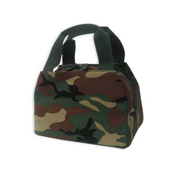 camo insulated lunch bag