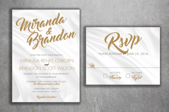 Inexpensive Wedding Invitation Sets 5