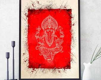 Ganesh Wall Art ganesha wall art | etsy Ganesh Wall Art ganesha wall art | etsy