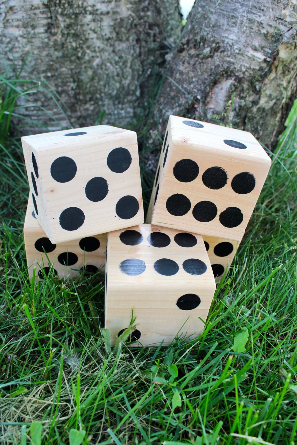 Lawn Dice Yard Game Large Dice by RozCustomCreations on Etsy