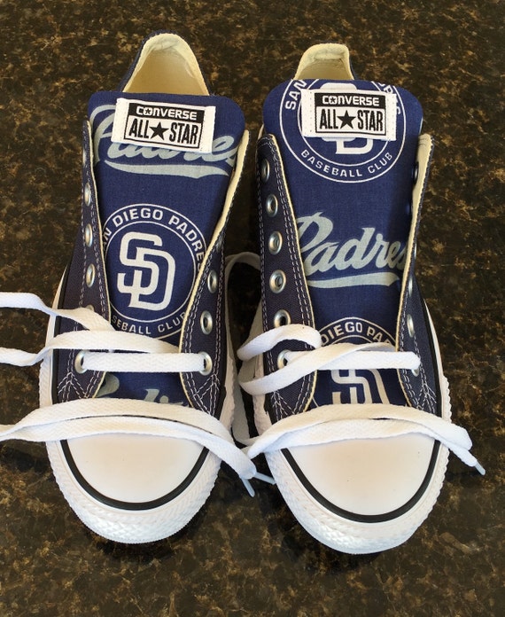 San Diego Padres Print Converse Chucks Taylor MLB Baseball