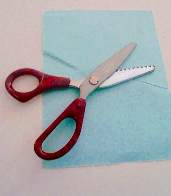 Scissors Fabric Pinking Shears Vintage Scissors Fabric Cutting