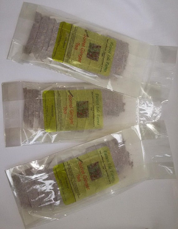 Authentic Jamaican SorrelGinger Tea by FairestIsleFarms on Etsy