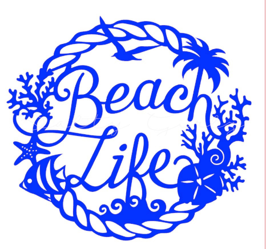 Beach Life Decal By Saltygirlz On Etsy
