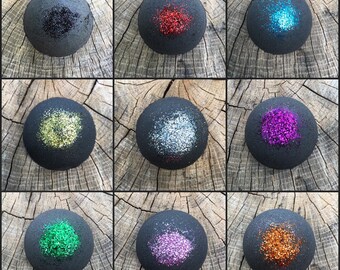 Black Bath Bomb Bubble Bath Bomb Glitter Bath Bomb Fun Bath Bomb Black Bath Fizzy