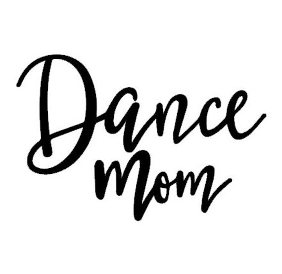 Dance Mom Decal Dance Mom Car Decal Dancer by CausticCanvases