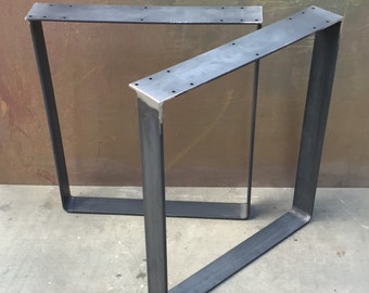 Metal table legs set of 2