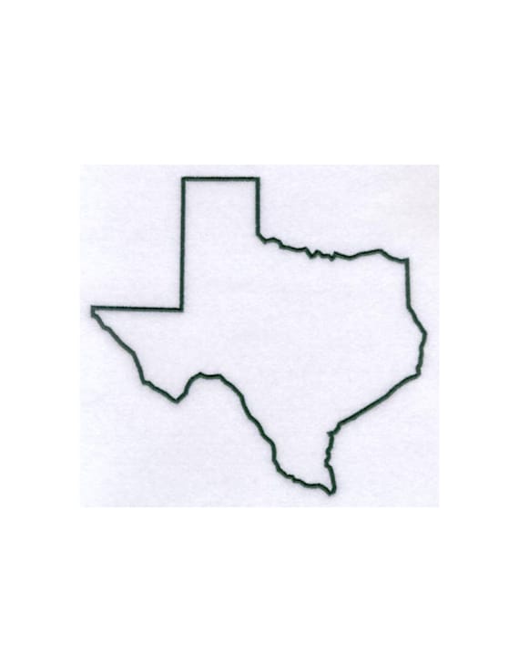 Texas Stencil Made from 4 Ply Mat Board by WoodburnsNewEngland