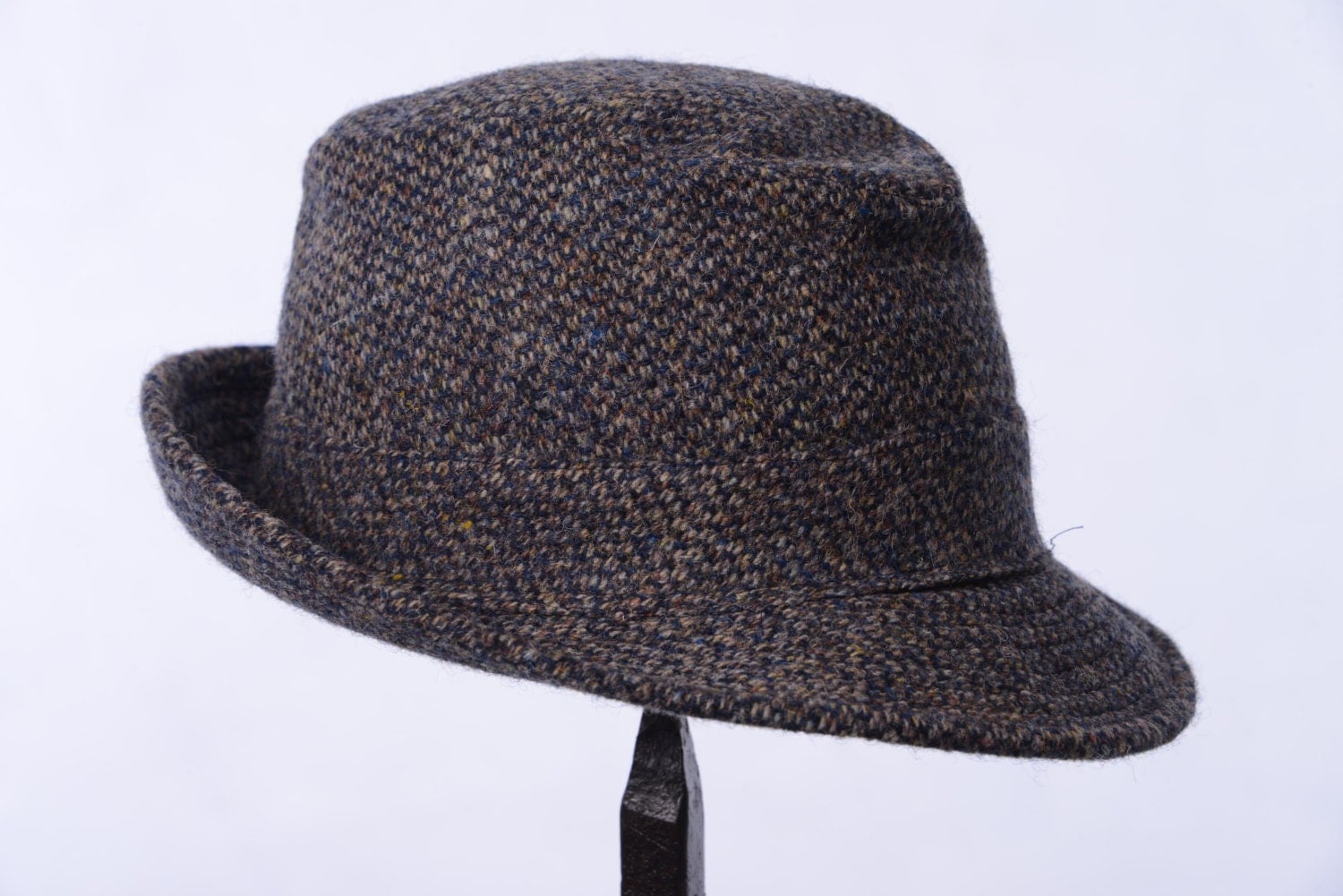 Handmade Harris Tweed Trilby by SheinaAdelinaHats on Etsy