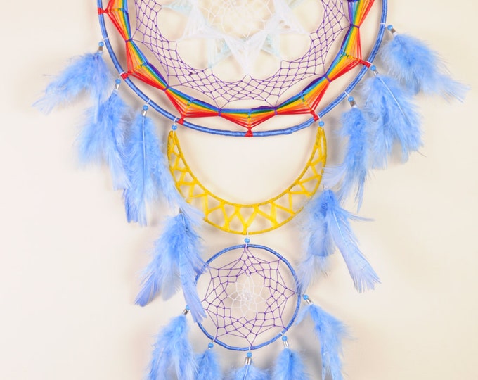 Dreamcatcher Rainbow Dreamcatcher red Dream Catcher Dreamcatcher New Dream сatcher gift idea dreamcatchers boho dreamcatcher wall handmade