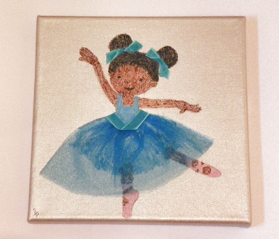 Ballerina Art Girl Canvas Art Pretty Little Ballerina