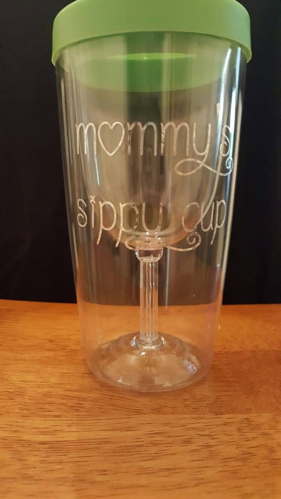 mommy's sippy cup wine tumbler