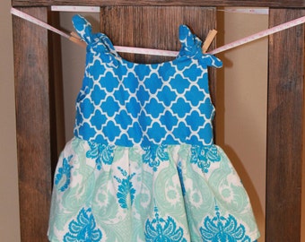 Items similar to Duke peasant dress for girls 12/18 24month 2t/3t on Etsy