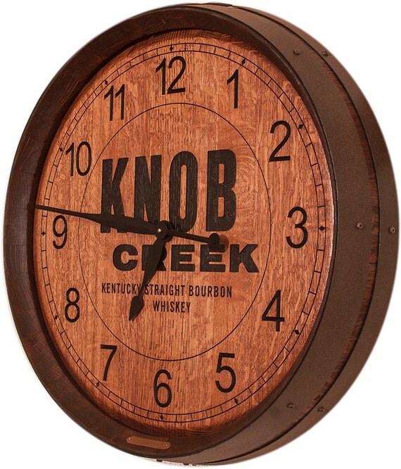 Whiskey Barrel Clock