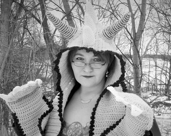 Crochet Pattern Cos Play Royal Dragon Scoody with Gloves Crochet Pattern