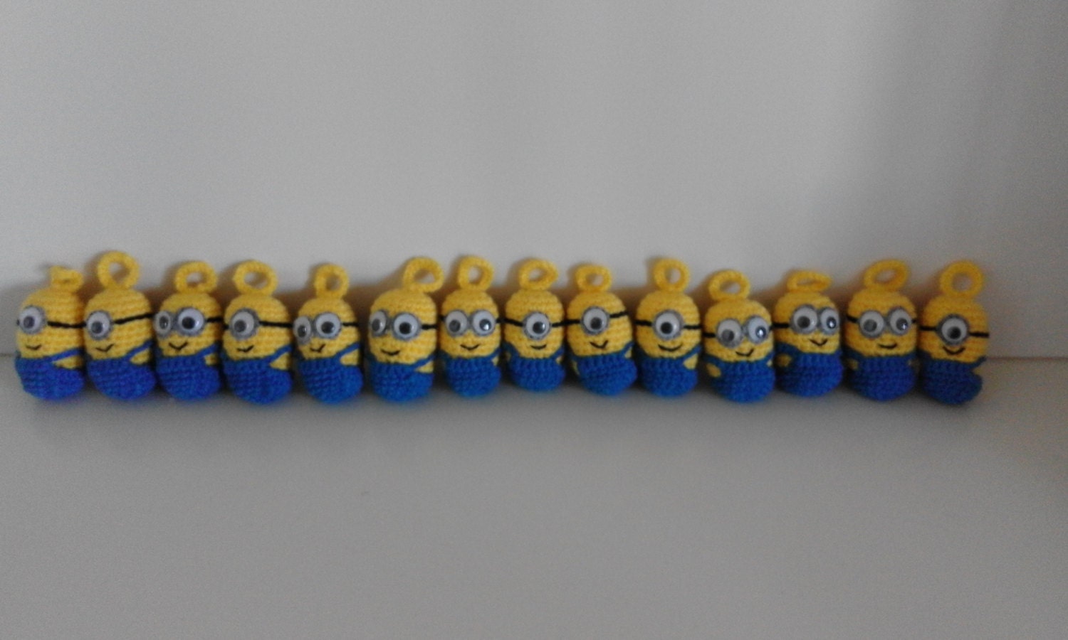 Minions keychain amigurumi crochet