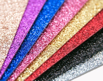 Glitter Felt, Thick Glitter Felt Sheet, Gold Glitter felt fabric, silver glitter felt, shiny felt