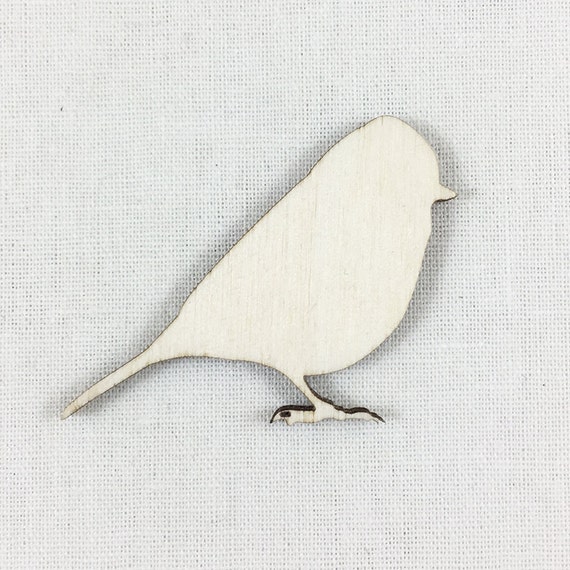 Wood Bird Shape Unfinished Wood Bird Laser Cut Shape DIY