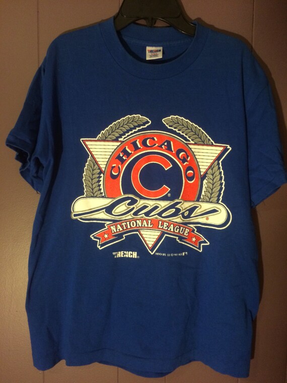 1991 Chicago Cubs baseball t-shirt vintage 90s by VintageKewpie