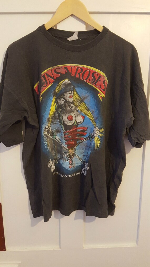 guns and roses tour t shirts