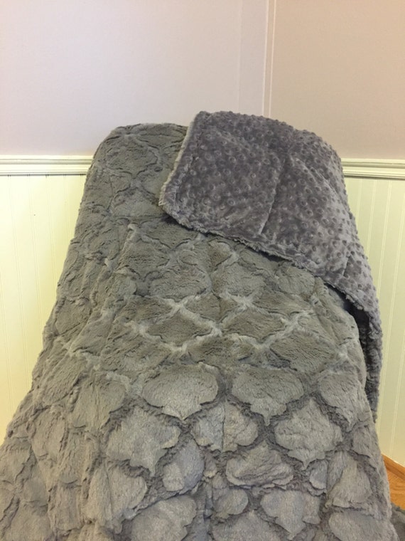 Cozy Weighted Blanket by CuddleCalm on Etsy