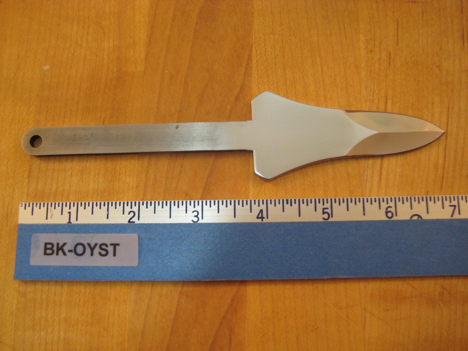 Knife Blade Blank BKOYSTER1. Fully hardened and sharpened