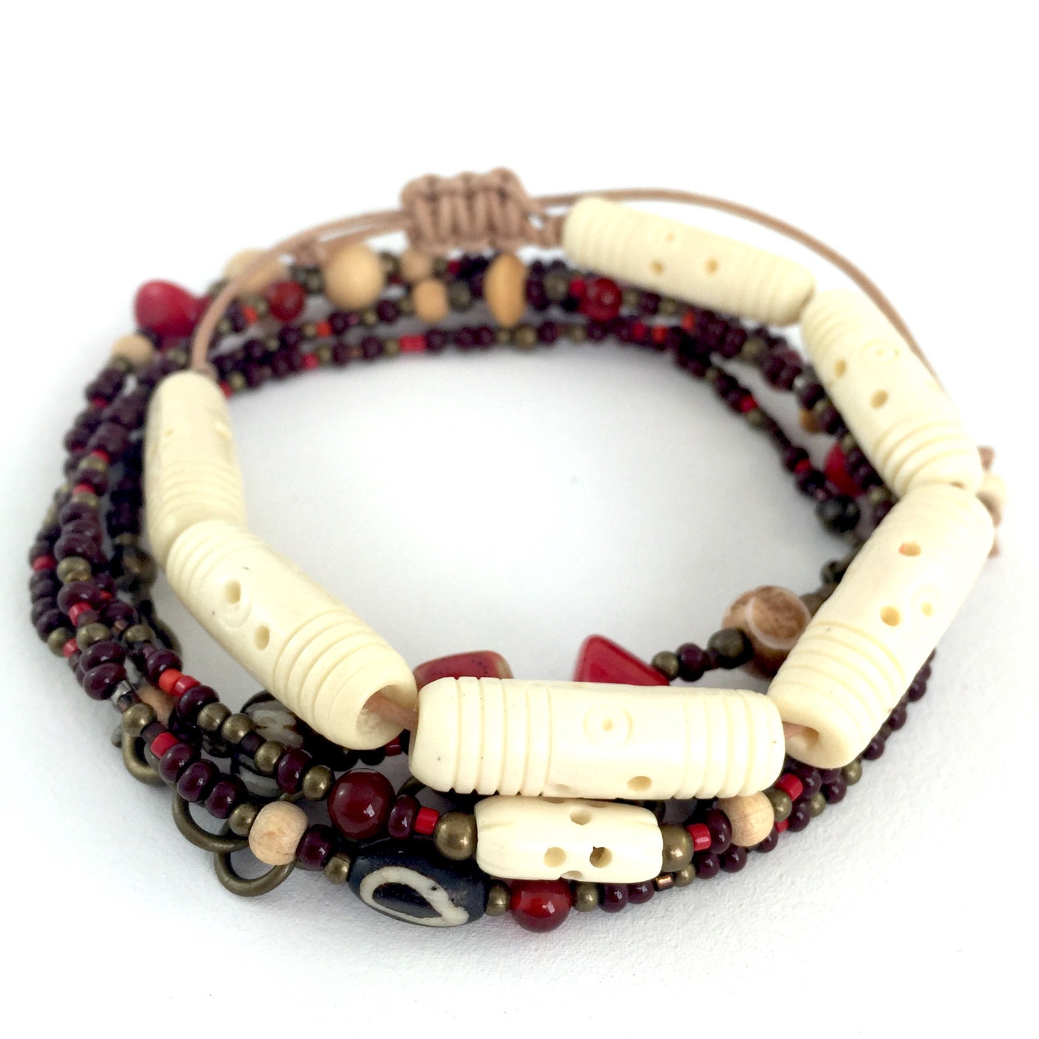 Mens Bracelet Stack Combo one bracelet and one