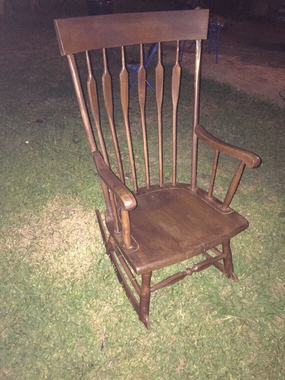 vintage Nichols and Stone Rocking Chair