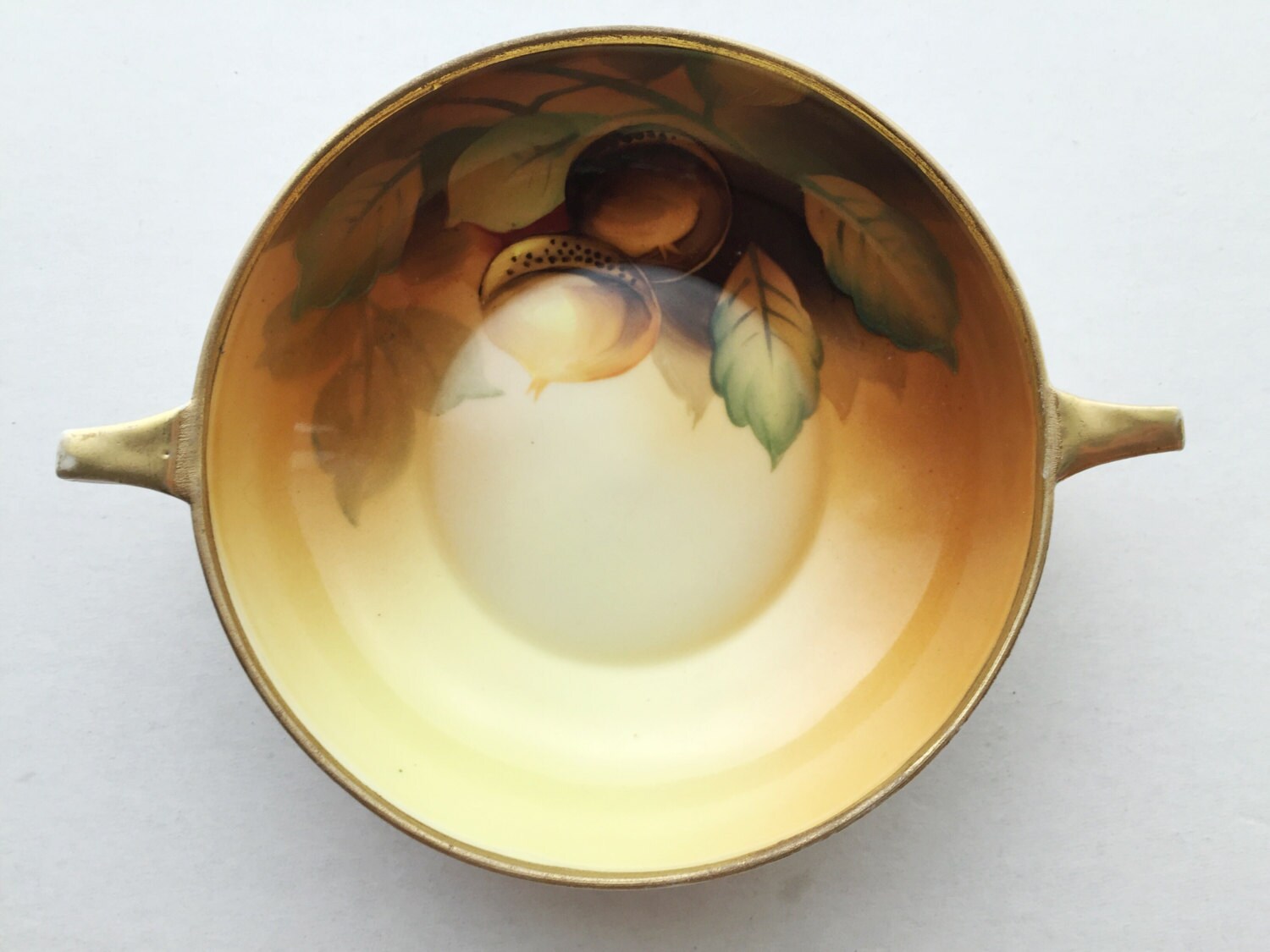 Antique Nippon Hand Painted Small Serving Bowl Candy Dish