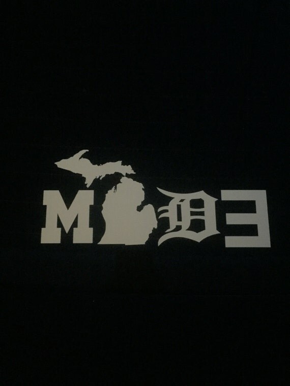 Michigan made vinyl decal Michigan Sticker