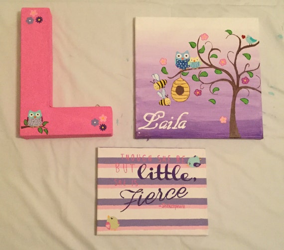 Personalized Nursery Décor/Custom by BeInspireCreations on Etsy