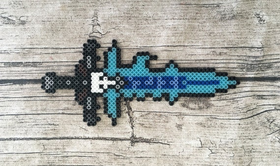 Frostmourne Perler Bead Sprite Glow in the Dark