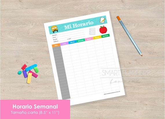horario semanal para agenda formato para imprimir horario formatos de horarios para imprimir
