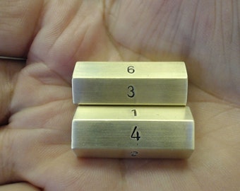 Customisable brass dice for Dungeons and Dragons Dnd Pathfinder d20 RPG Role Playing Games