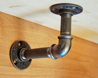 Simple square cast iron made of plumbing pipe
